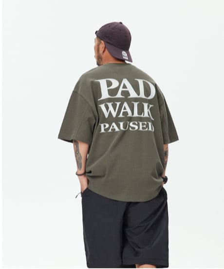 LETTER BACK PRINTED LOOSE TEE / 3COLORS