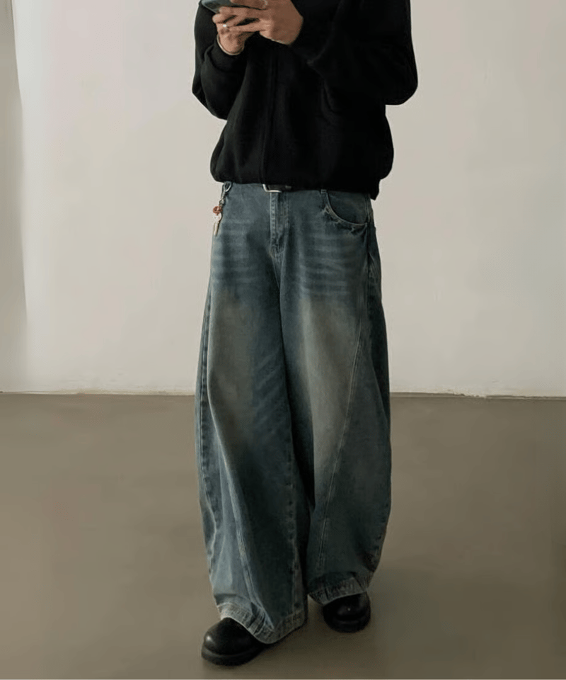 在庫限り】Vintage Curved Knife Jeans | keels