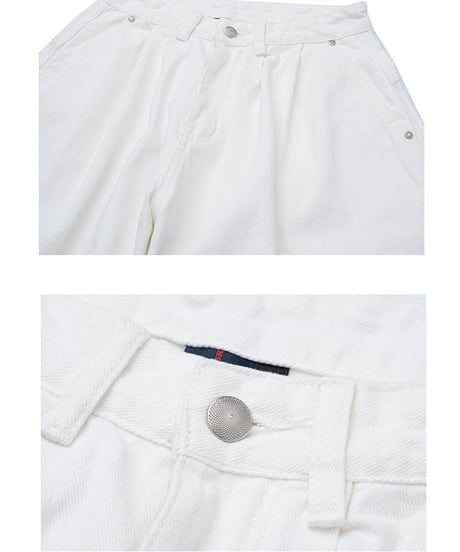 Clean Wide White Pants