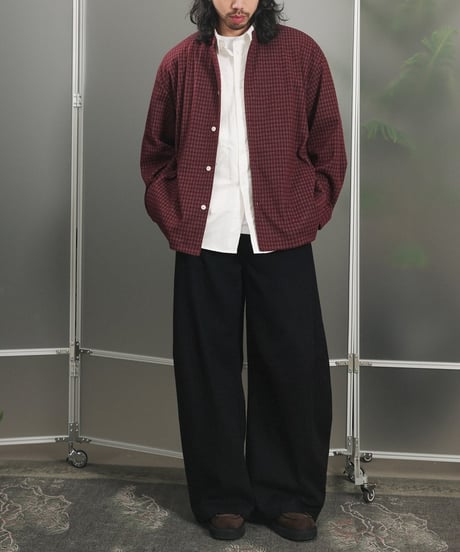 Black Denim Loose Straight Trousers Pants