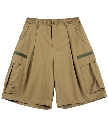 WIDE LOOSE CARGO SHORTS / 4COLORS
