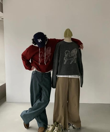 Color Block Heavyweight Sweater