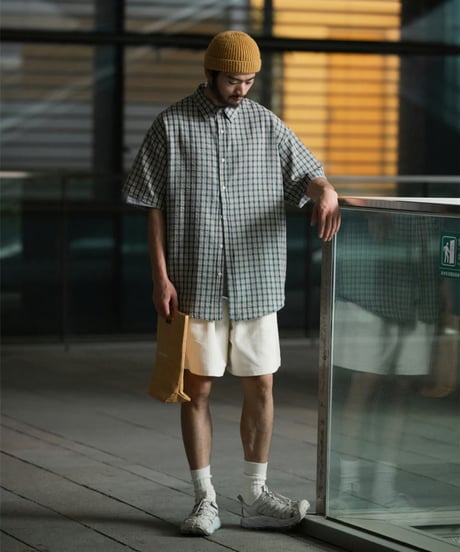RELAXED CHECK SHIRT / 2COLOR