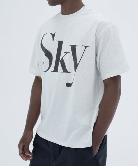 Sky Oversized Print T-shirt / 2color