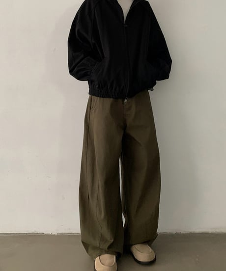 Retro Wide-Leg Work Pants