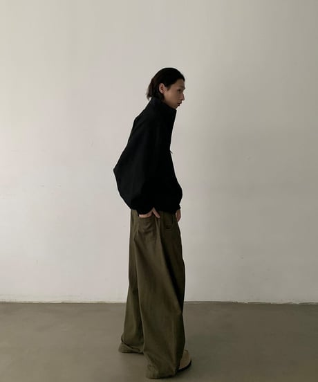 Retro Wide-Leg Work Pants