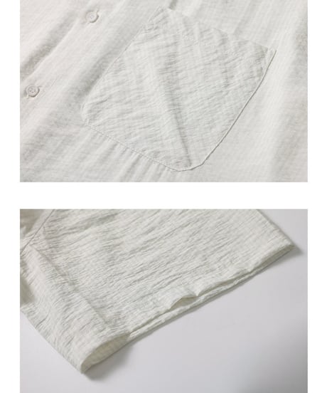 Casual Stripe Regular Collar Shirt / 2color