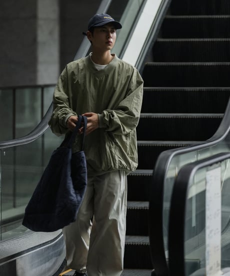 V-NECK PULLOVER SHIRT / 2COLORS