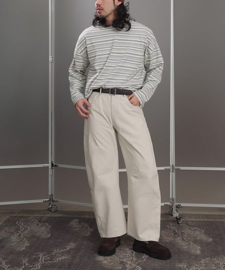 Side Stitch Wide Easy Pants / 5color