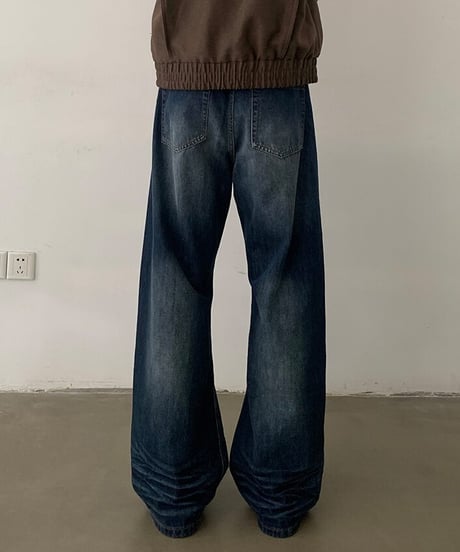Vintage Nevada Wash Straight Leg Jeans