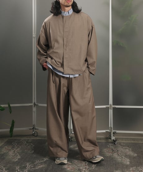 Relaxed Wide Easy Trousers / 2color