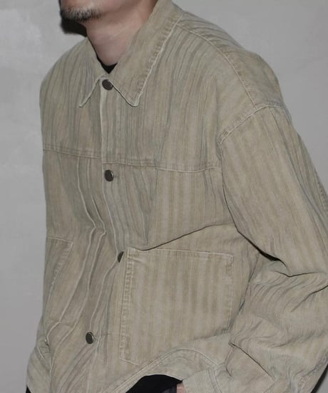 Vintage Corduroy Multi-Pocket Jacket