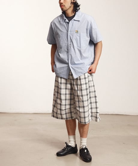 Sunflower Embro Clean Stripe Shirt  / 2color
