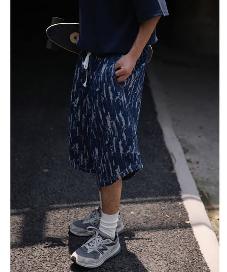 WIDE LOOSE CRUSH SHORTS / 2COLORS