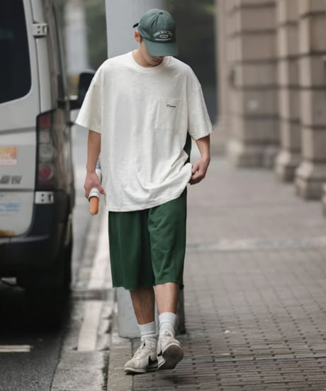 BICOLOR OVERSIZE TEE / 2COLORS