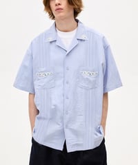 Embroidered Wide Silhouette Cuba Shirt