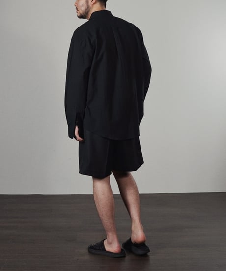 Relaxed Wide Pleated Shorts  / 2color