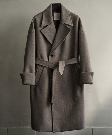 Herringbone Tweed Coat