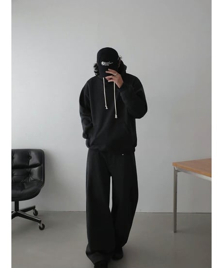 Heavyweight Draped Sweatpants / 2color