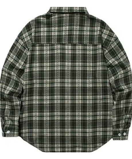 Vintage Check Flannel Shirt Jacket