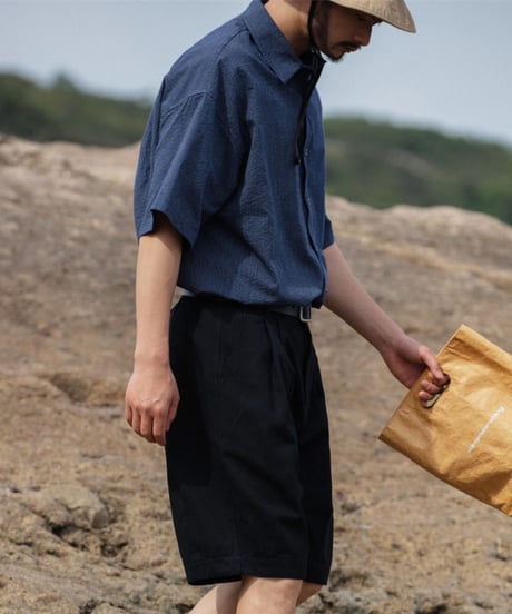 BASIC LOOSE FIT STRIPE S/S SHIRT