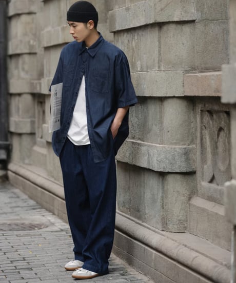 WIDE DENIM PANTS