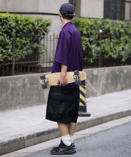 WIDE LOOSE CARGO SHORTS / 4COLORS