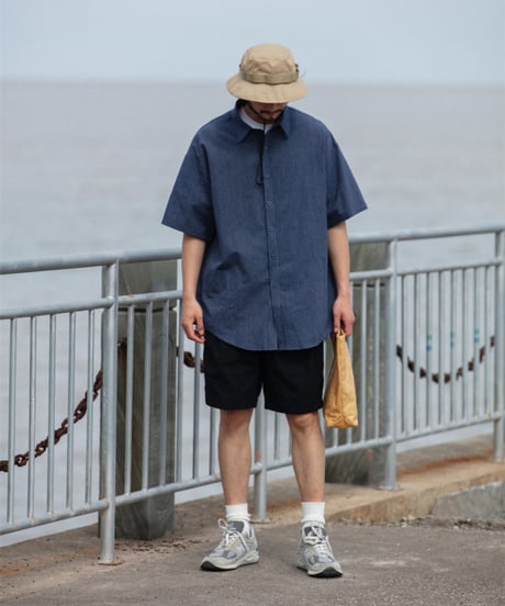 BASIC LOOSE FIT STRIPE S/S SHIRT