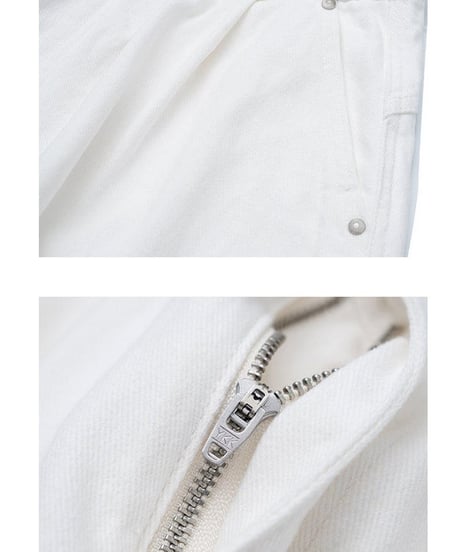 Clean Wide White Pants