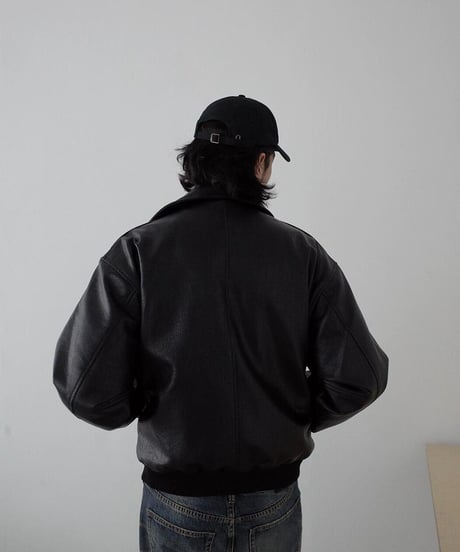 Leather Over Blouson