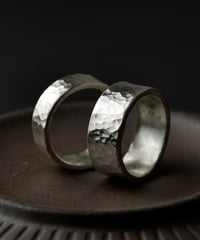 HAMMER PATTERN RING / 4TYPES