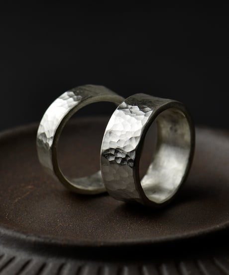 HAMMER PATTERN RING / 4TYPES