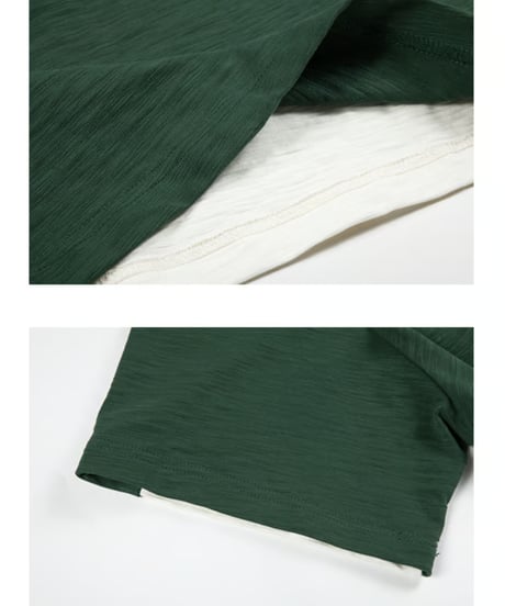 BICOLOR OVERSIZE TEE / 2COLORS