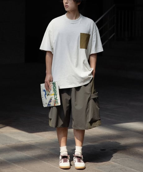 Separate Color Loose Silhouette T-shirt / 3color
