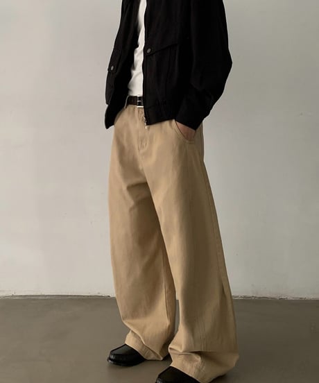 Retro Wide-Leg Work Pants
