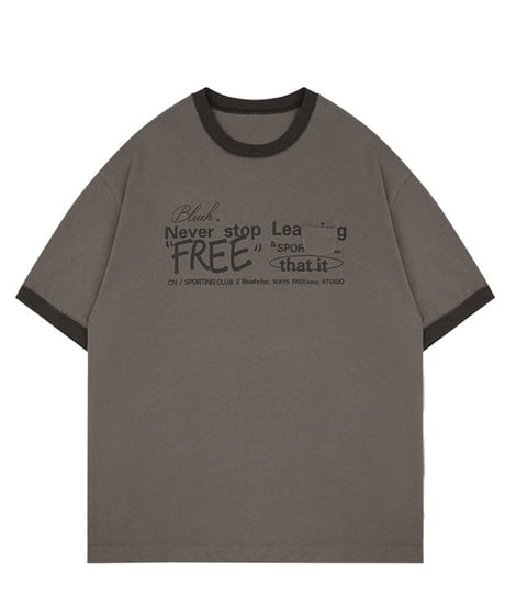 WIDE LOOSE FREE TEE / 2COLORS