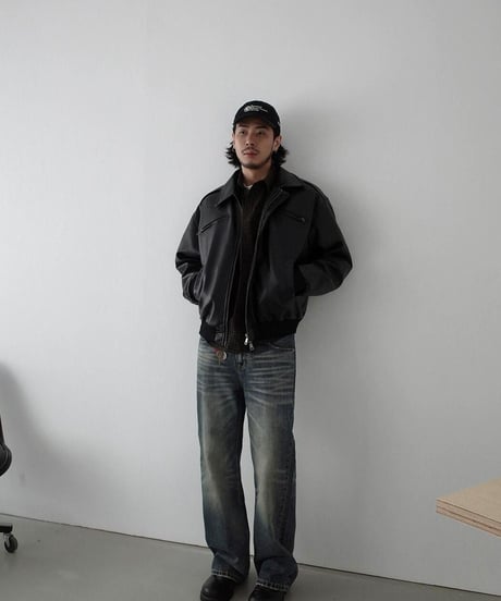 Leather Over Blouson