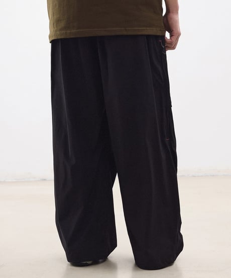 Zip Design Loose Drape Easy Pants / 3color