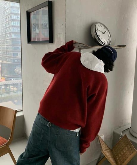 Color Block Heavyweight Sweater