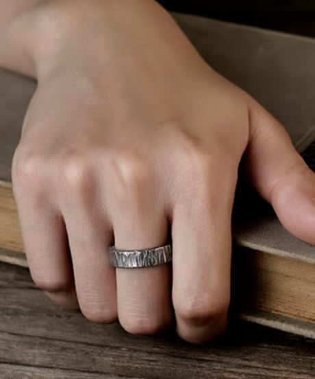 WOOD GRAIN RING / 2TYPES
