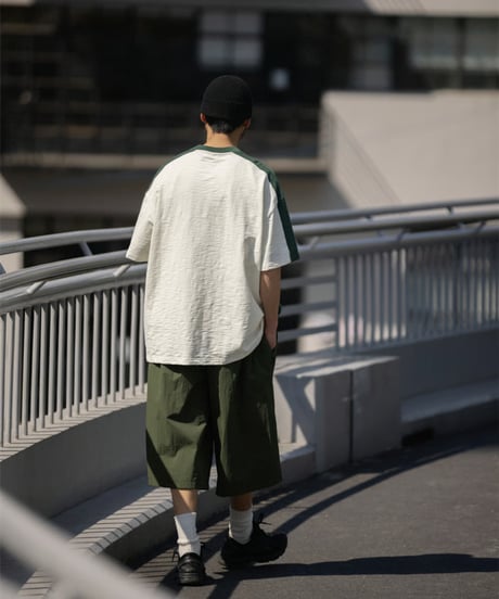 BICOLOR OVERSIZE TEE / 2COLORS