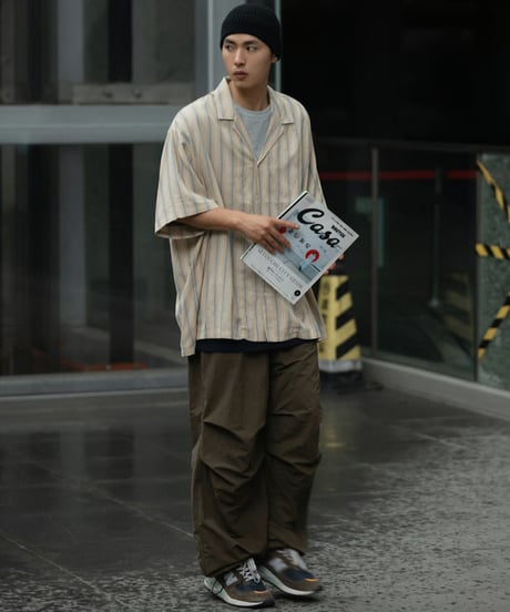 PARACHUTE NYLON PANTS / 2COLORS