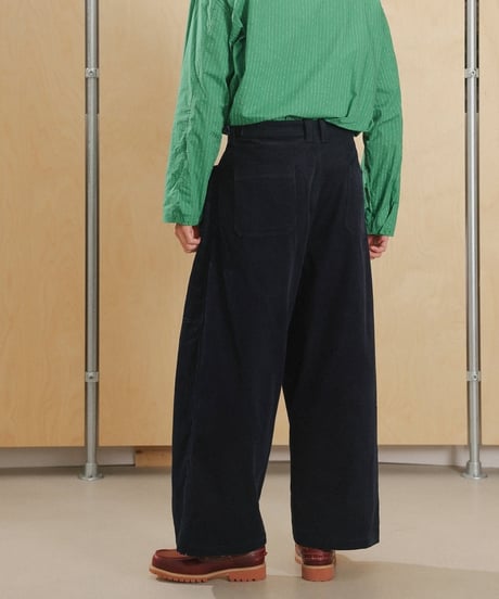 Workers Pocket Wide Corduroy Pants