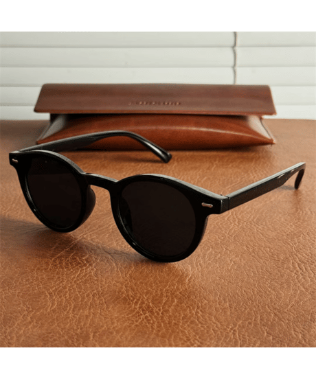 Classic Round Frame Sunglasses / 4color