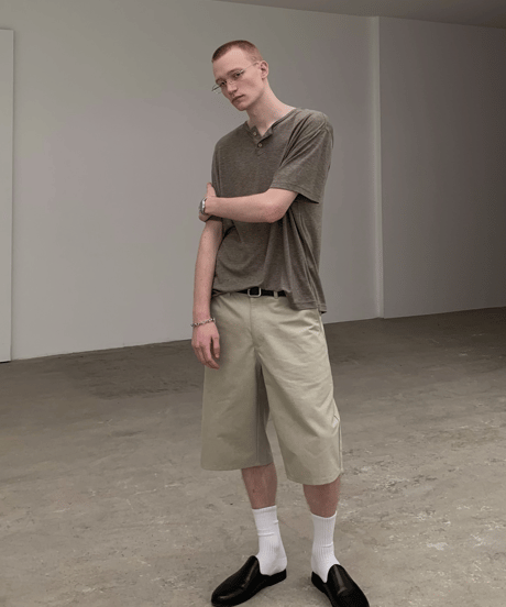 Minimal Wide Fit Cotton Shorts