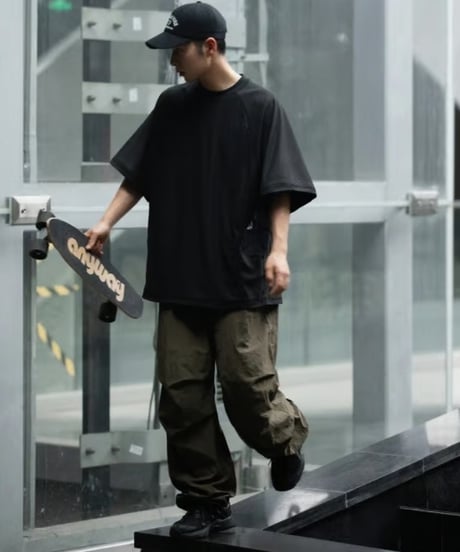 PARACHUTE NYLON PANTS / 2COLORS