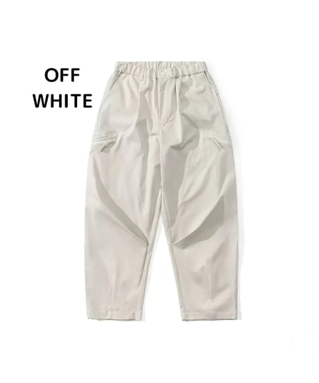 Wide Tapered Tech Cargo Pants / 3color