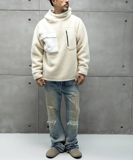 【Currahee×Keels】 Thick Multi-Pocket Hooded Jacket