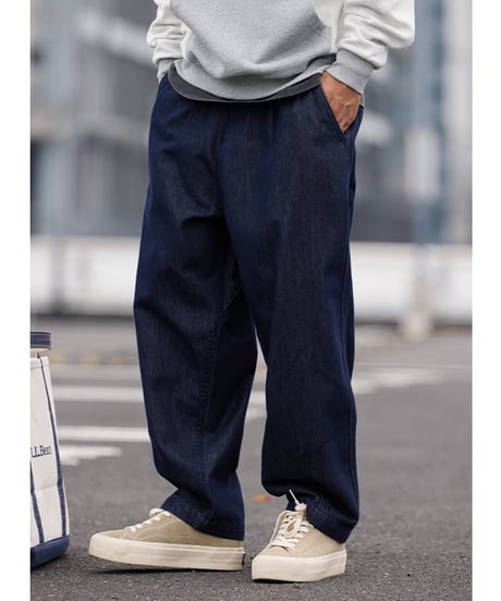 Denim-Like Balloon Wide Pants / 3color