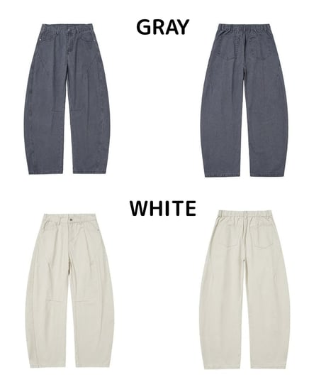 Side Stitch Wide Easy Pants / 5color